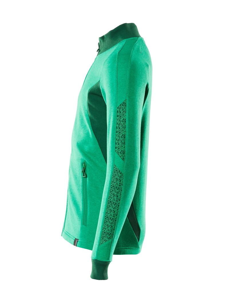 Sweatshirt mit Reißverschluss ACCELERATE Grasgrün/Grün 3XLONE