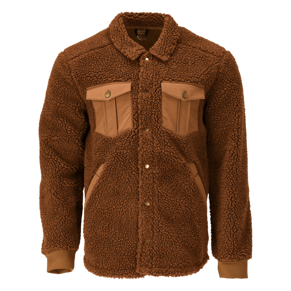 Faserpelz Hemd CUSTOMIZED Nussbraun XL
