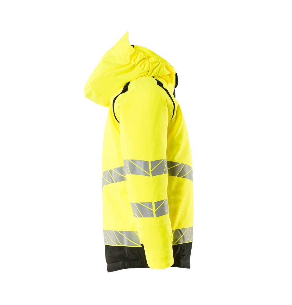 Winterjacke für Kinder ACCELERATE SAFE Hi-vis Gelb/Schwarz 116