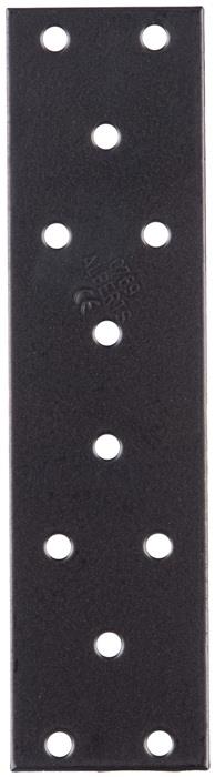 Lochplatte Stahl roh, verz. schw. ku.besch. 40 mm 155 mm
