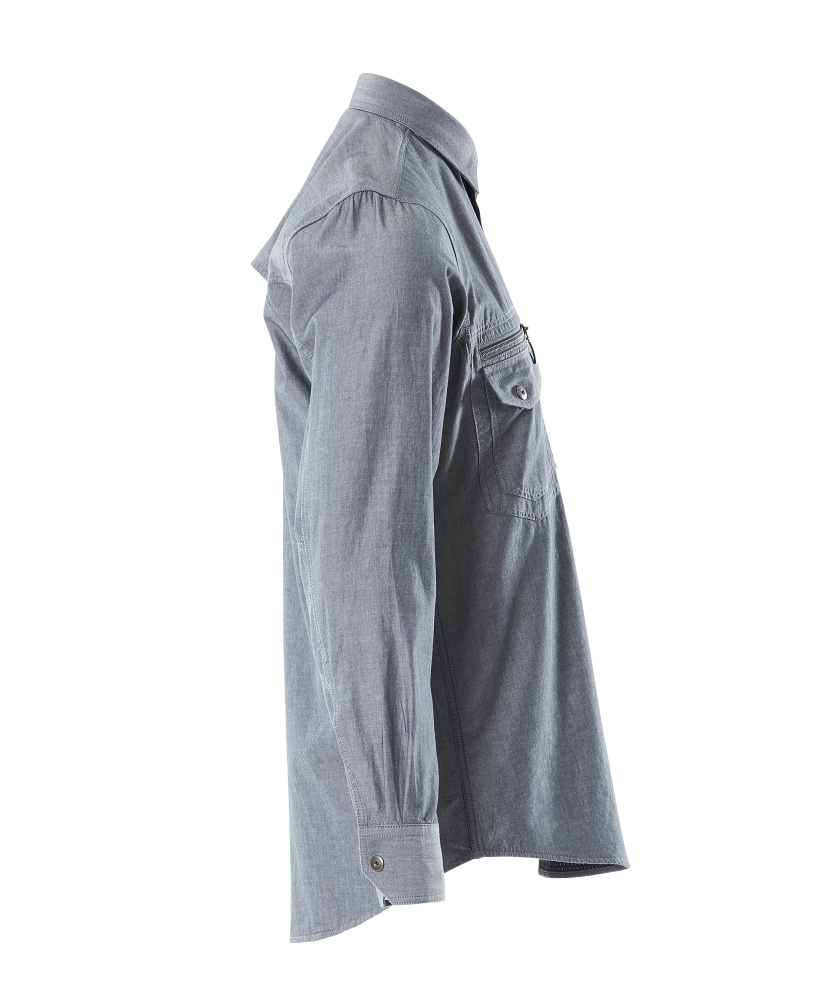 Hemd CROSSOVER Gewaschener dunkelblauer Denim M