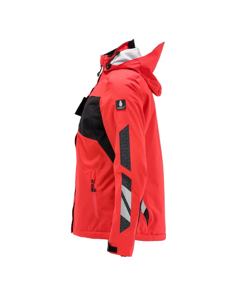 Damen-Passform Winterjacke ACCELERATE Verkehrsrot/Schwarz 2XL
