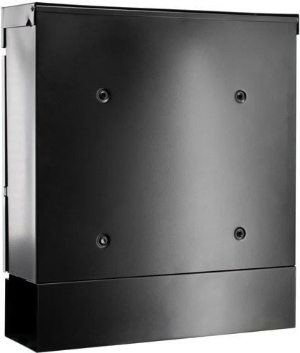 Briefkastenset NewYork 6850 B+S H.405mm B.364mm T.110mm schwarz/Edelstahl VA