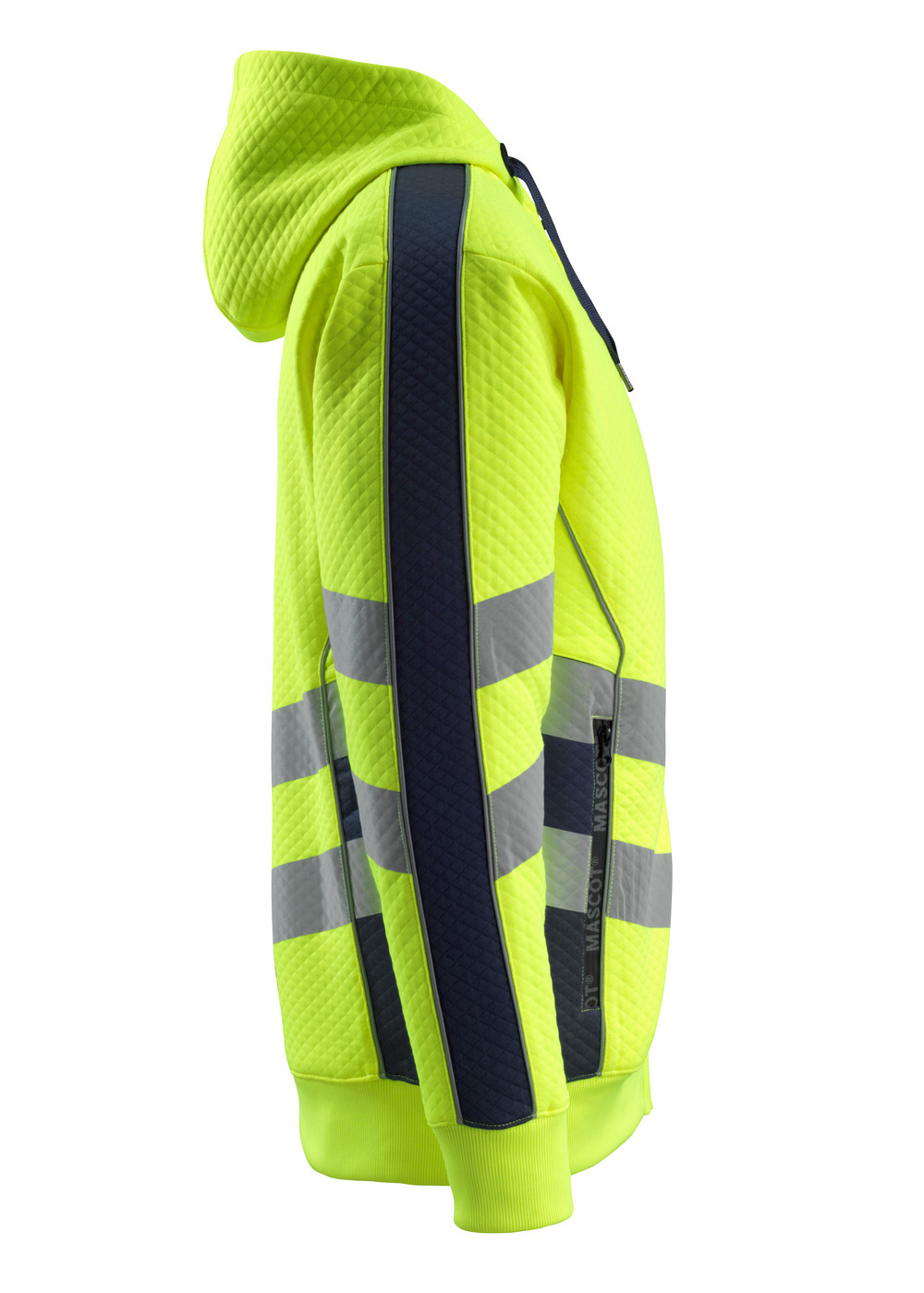 Kapuzenpullover mit Reißverschluss SAFE SUPREME Hi-vis Gelb/Schwarzblau 4XL