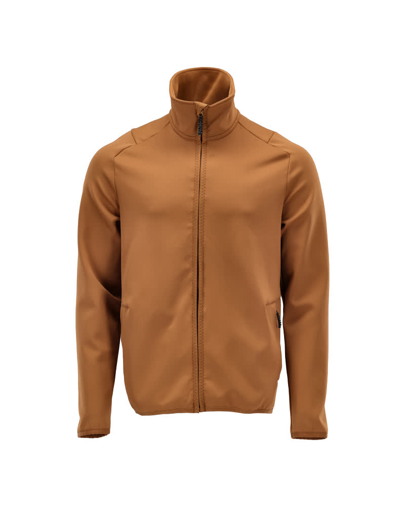 Fleecejacke CUSTOMIZED Nussbraun S