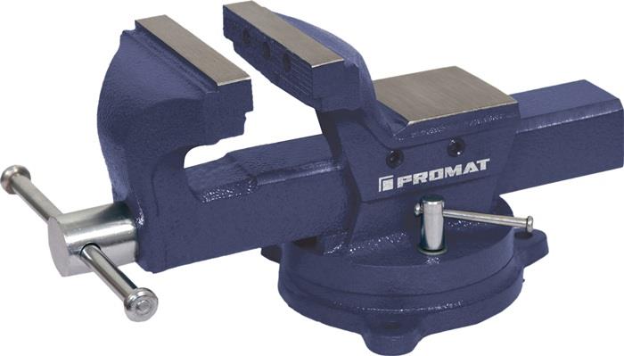 Gußschraubstock Eisenguss (Sphäroguss) PROMAT 125 mm 130 mm 82 mm