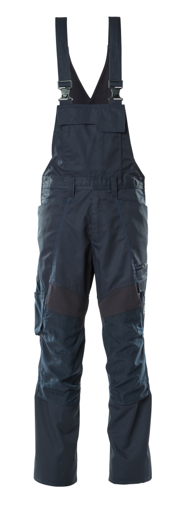 Latzhose mit Knietaschen ACCELERATE Schwarzblau 82C44