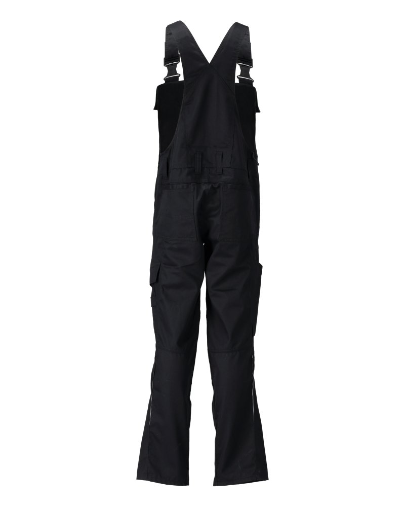 Latzhose mit Knietaschen ACCELERATE Schwarz 76C52