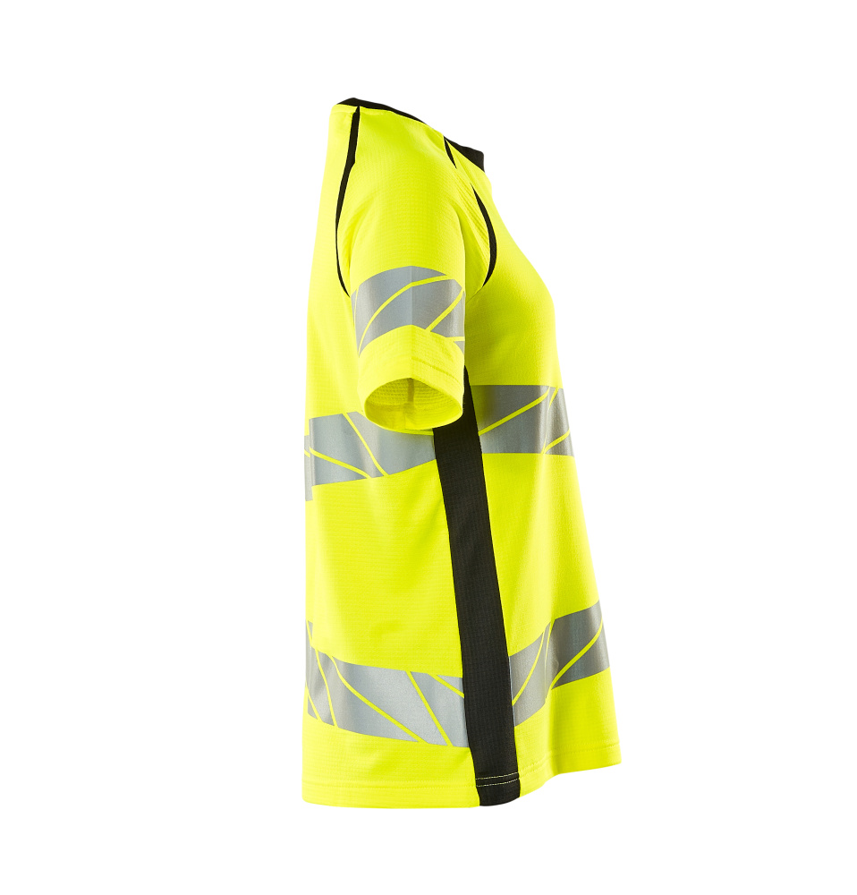 Damen-Passform T-Shirt ACCELERATE SAFE Hi-vis Gelb/Schwarz 5XLONE