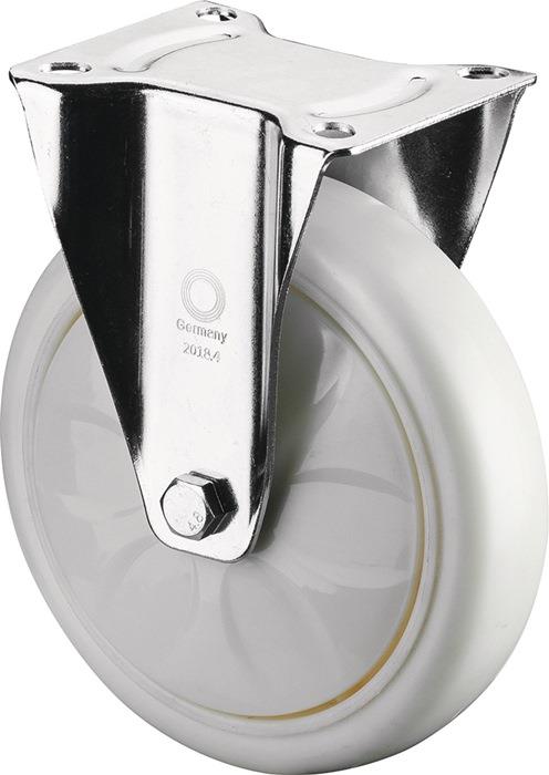 Bockrolle Kunststoff 100 mm 148 mm 300 kg 110 mm 138 mm 138 x 110 48 mm