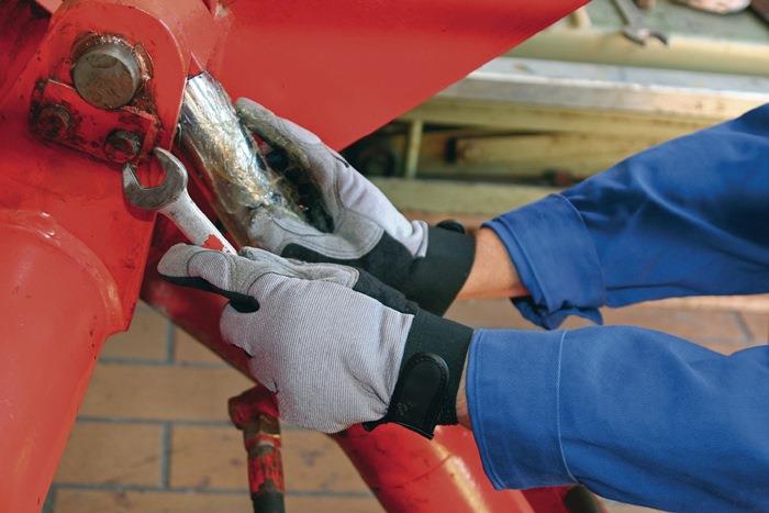 Kunstlederhandschuhe RewoMech 640 EN 388 PSA Kategorie II 10