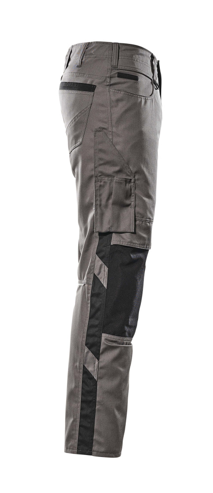 Hose mit Knietaschen UNIQUE Anthrazit/Schwarz 82C48