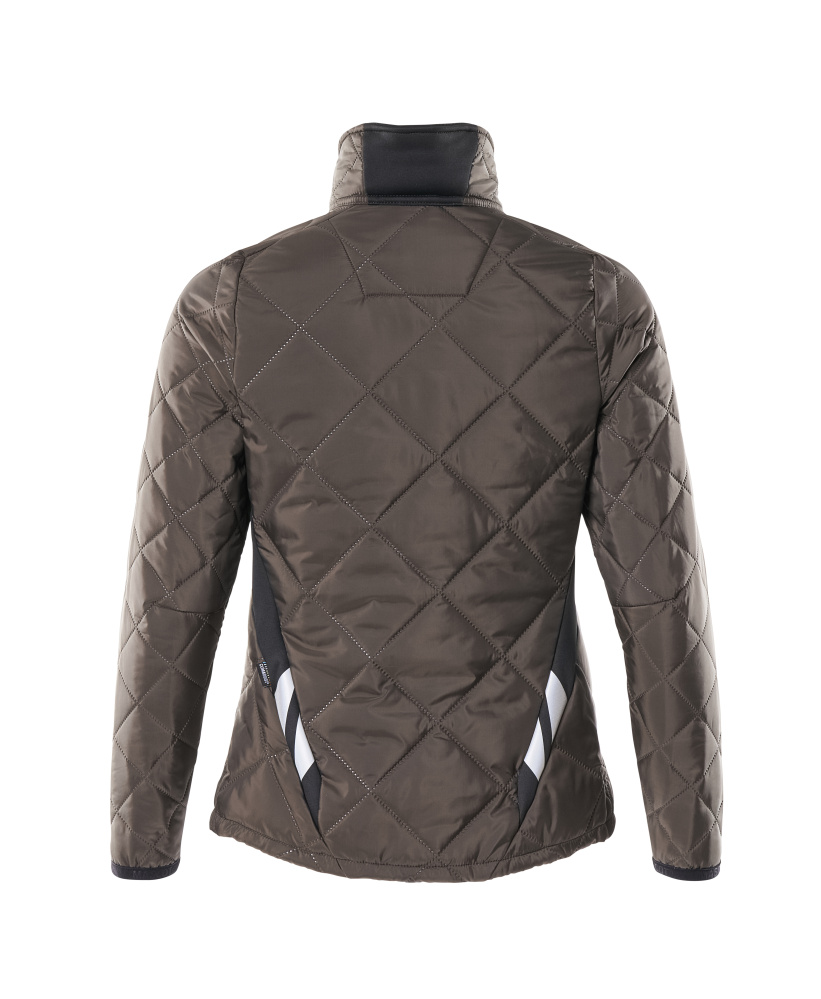 Damen-Passform Thermojacke ACCELERATE Dunkelanthrazit/Schwarz M