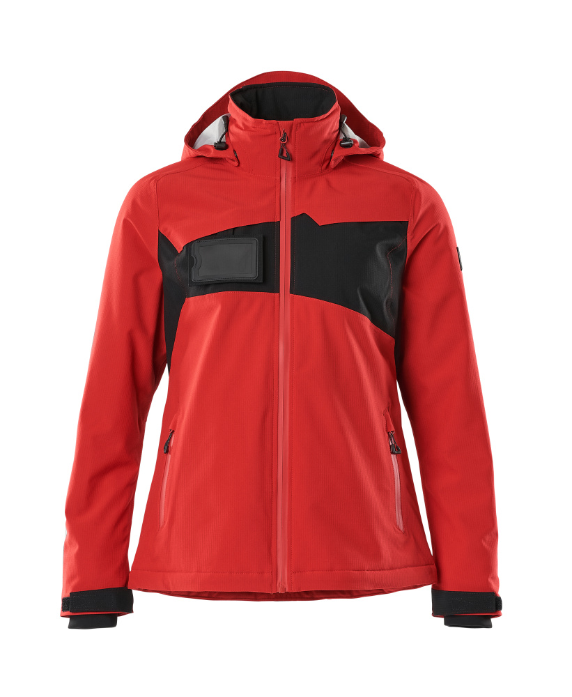 Damen-Passform Winterjacke ACCELERATE Verkehrsrot/Schwarz M