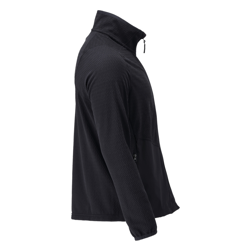 Microfleece Pullover mit Reißverschluss CUSTOMIZED Schwarzblau 4XL
