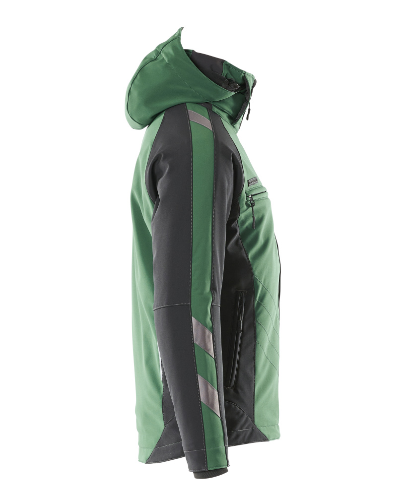 Winterjacke UNIQUE Grün/Schwarz L