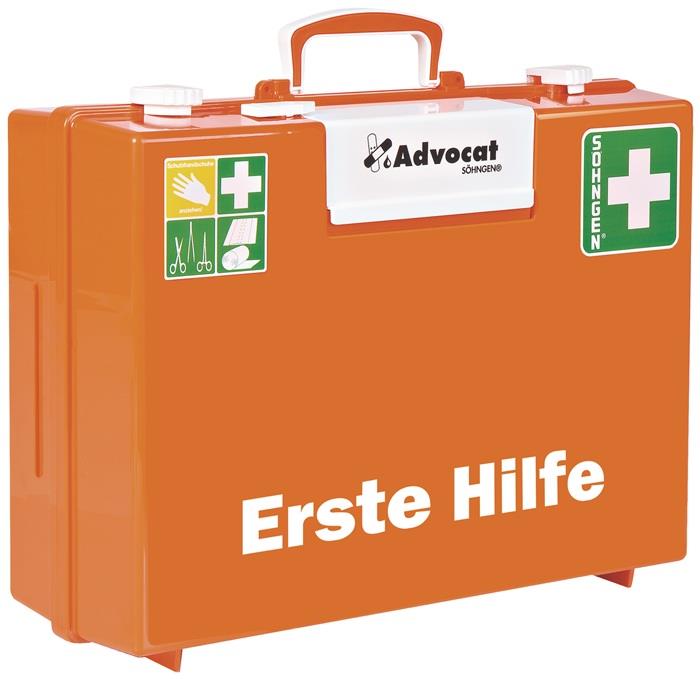 Erste Hilfe Koffer Advocat B400xH300xT150ca.mm orange SÖHNGEN