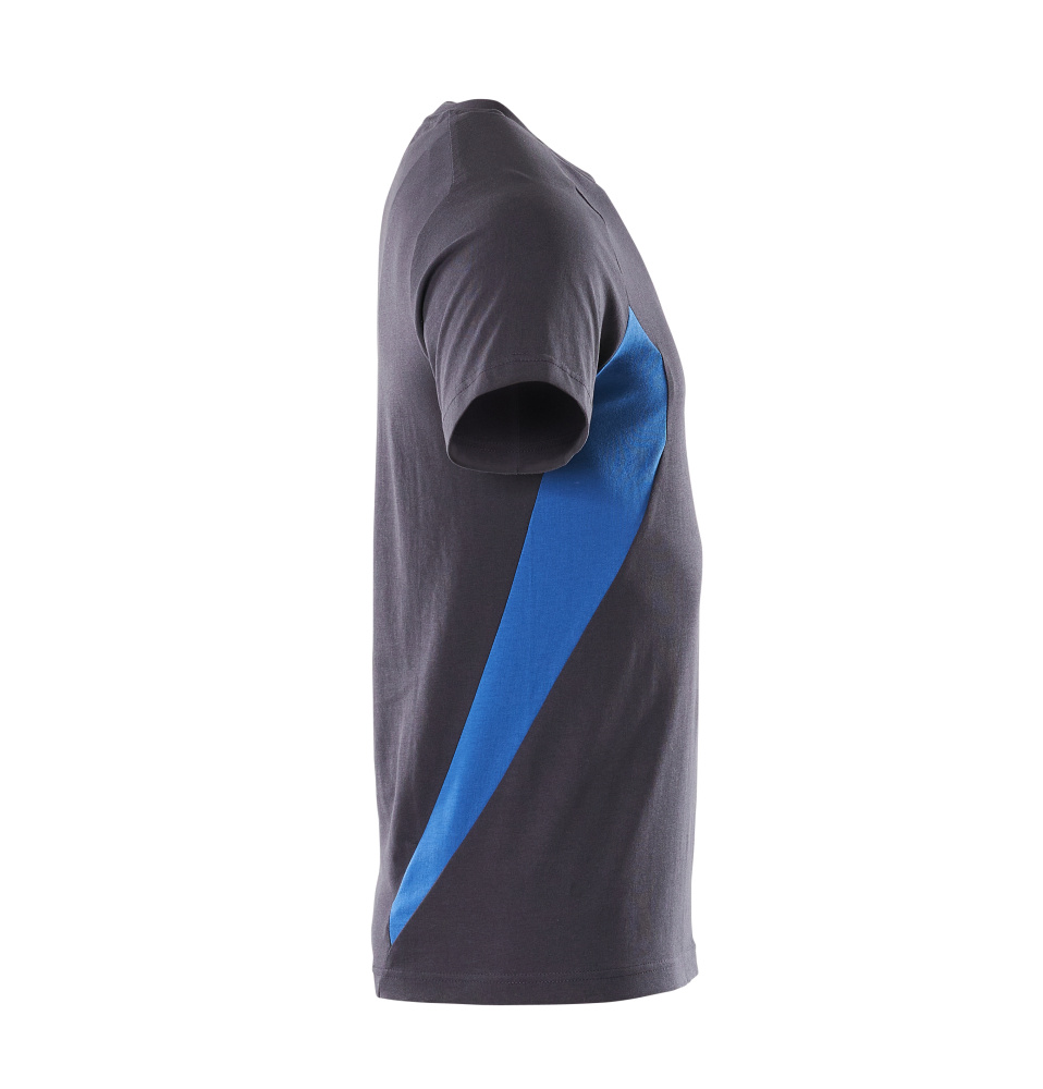 T-Shirt ACCELERATE Schwarzblau/Azurblau S  ONE