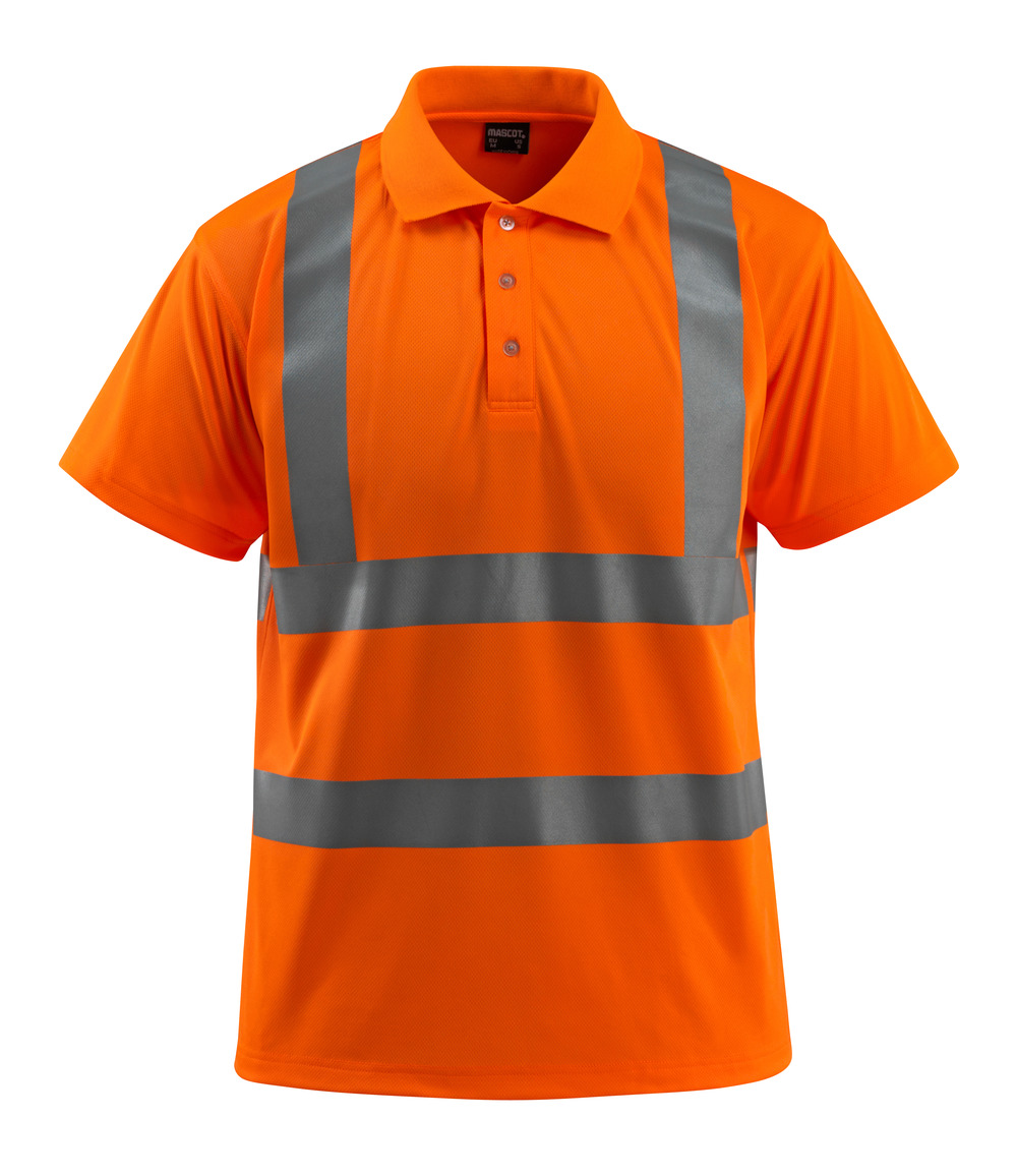 Polo-Shirt SAFE LIGHT Hi-vis Orange 3XL