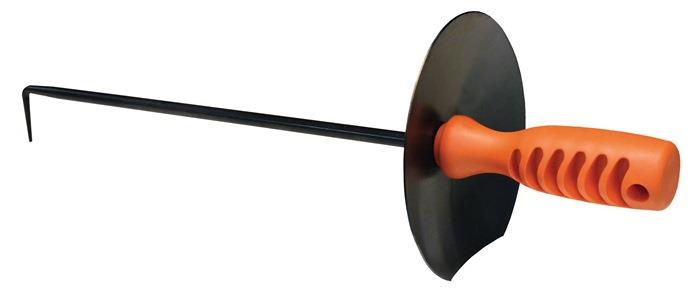Spänehaken Länge 500 mm Kunststoffgriff Grifflänge 90 mm Schutzschild-Ø 130 mm