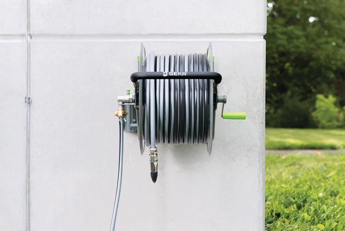 Schlauchabroller GEKA plus P40 Anschlussgewinde 26,44 mm G 3/4 ″ pulv. Stahl GEKA