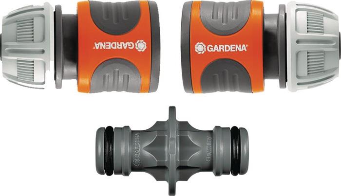 Kupplungssatz Kunststoff 1/2, 5/8 ″ 13, 15 mm GARDENA