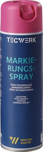 Markierungsspray leuchtpink 500ml Spraydose TECWERK