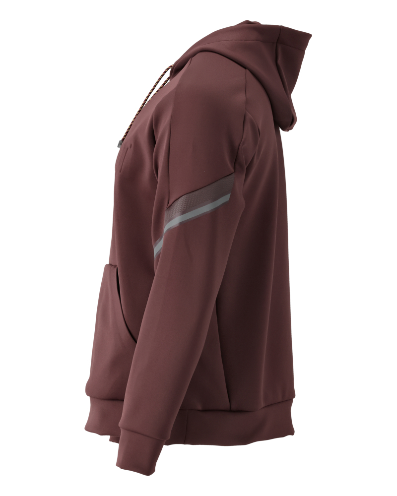 Fleece Kapuzenpullover CUSTOMIZED Bordeaux XL