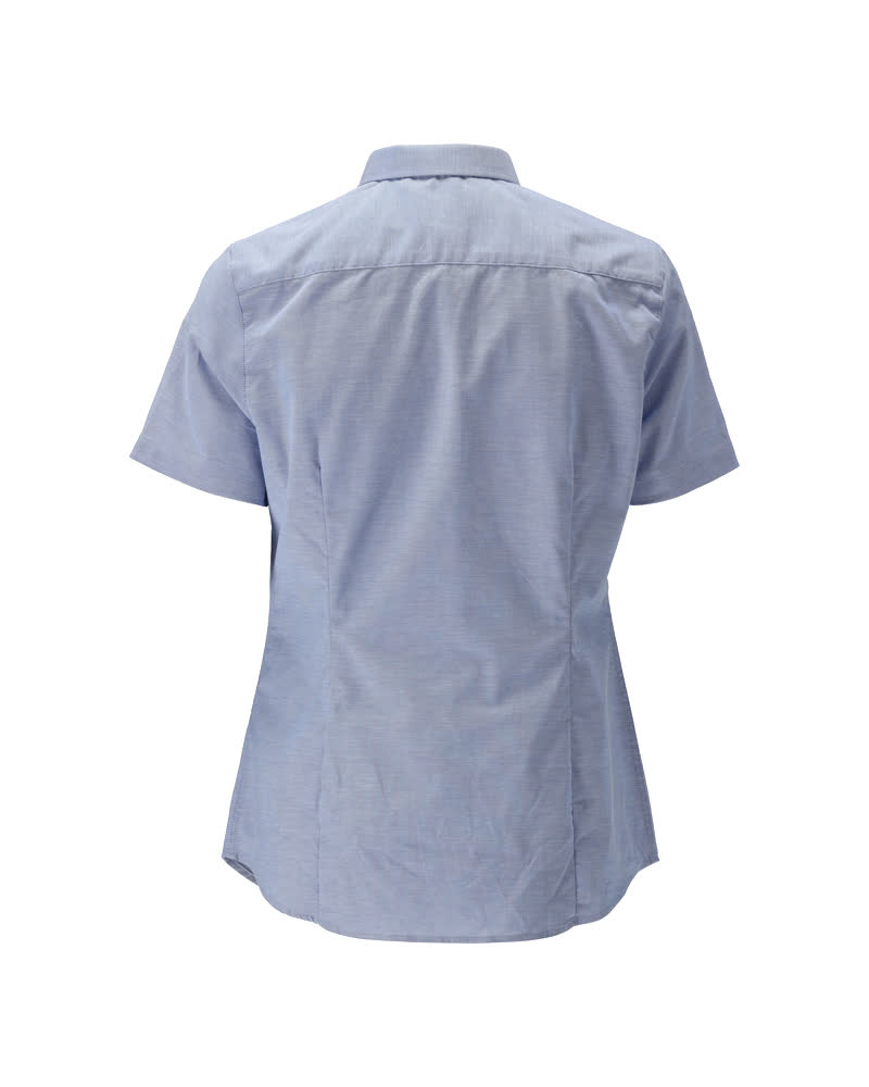 Damen-Passform Hemd, Kurzarm FRONTLINE Hellblau 42