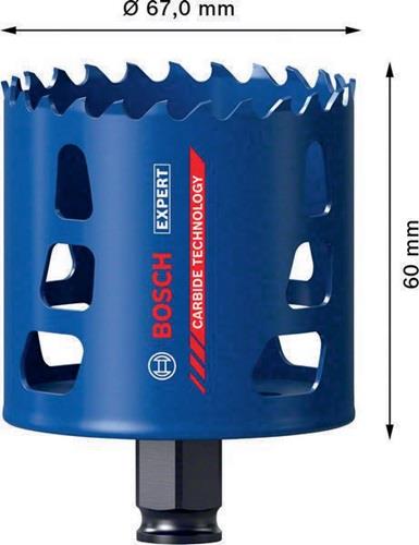 Lochsäge Expert Tough Material D.67mm Schnitt-T60mm Power Change Plus 2608900432