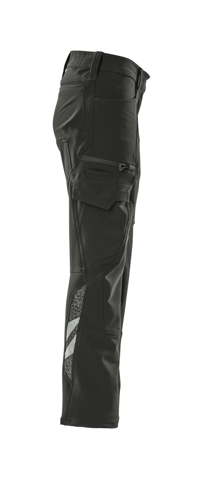 Damen-Passform PEARL Hose mit Schenkeltaschen ACCELERATE Schwarz 76C38