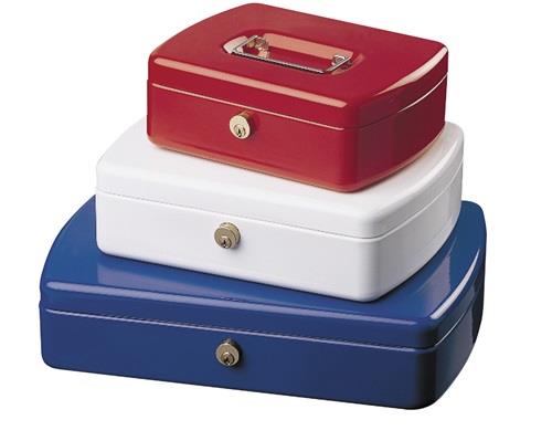 Kassette Office-Line H.75mm B.330mm T.235mm blau STA pulverbesch. BURG-WÄCHTER