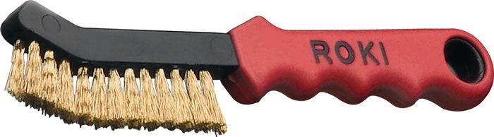 Drahtbürste ROKI® Länge 225 mm 2 reihig Messing 0,25 mm bedingt geeignet sehr gut geeignet sehr gut geeignet bedingt geeignet