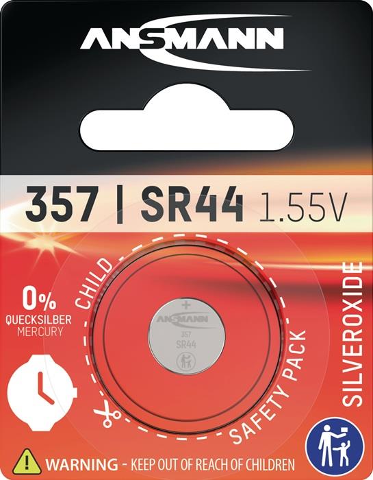 Knopfzelle 1 Stück / Blister 1,55 V 133 mAh SR1154 SR44