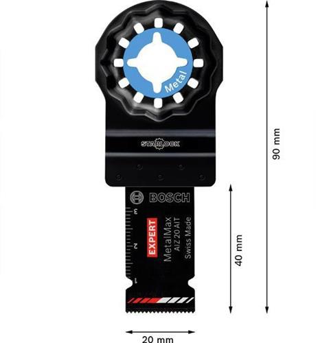 Tauchsägeblatt AIZ 20 AIT B.20mm Eintauch-T.40mm 1 St.Starlock 2608900012 BOSCH