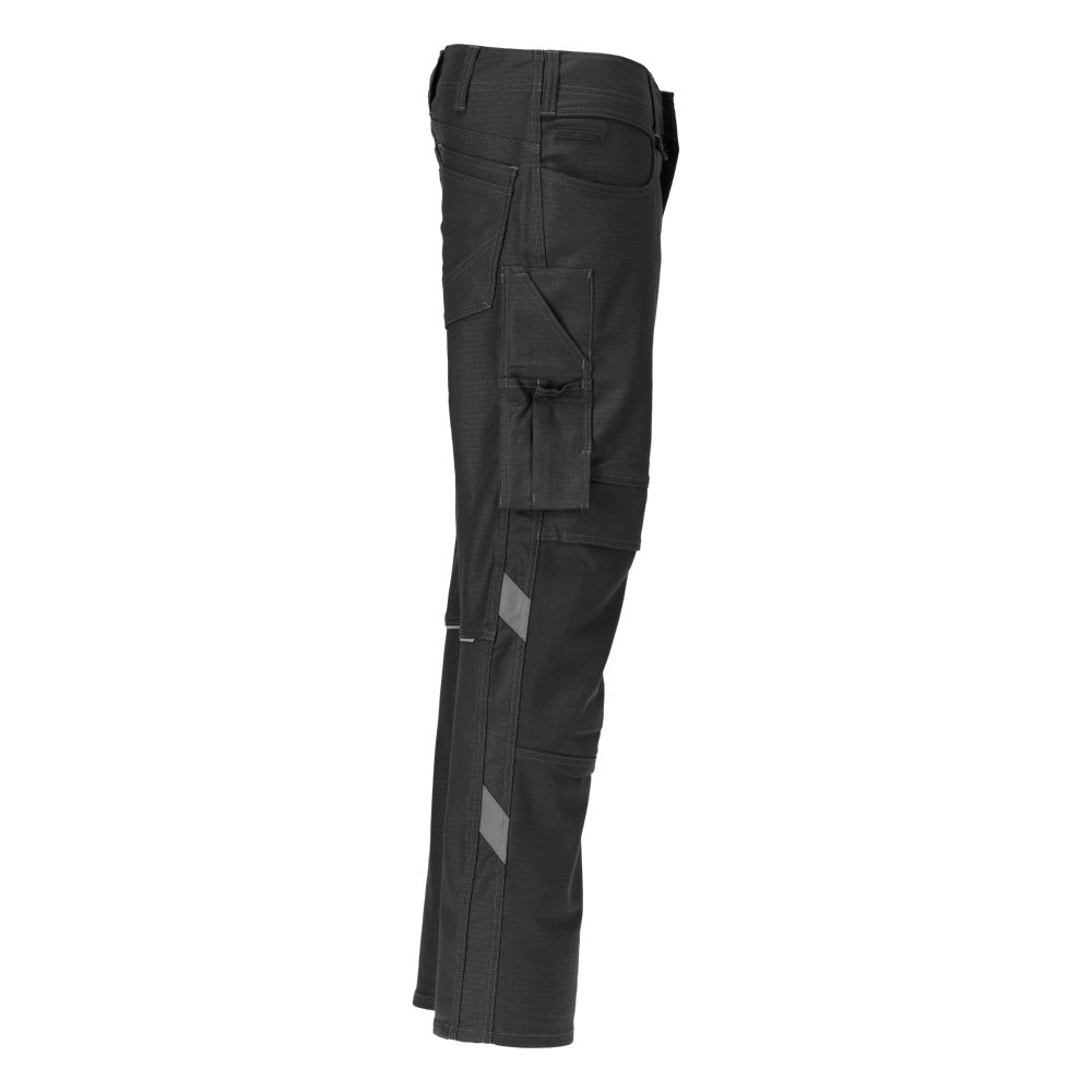 Hose mit Knietaschen UNIQUE Schwarz 82C50