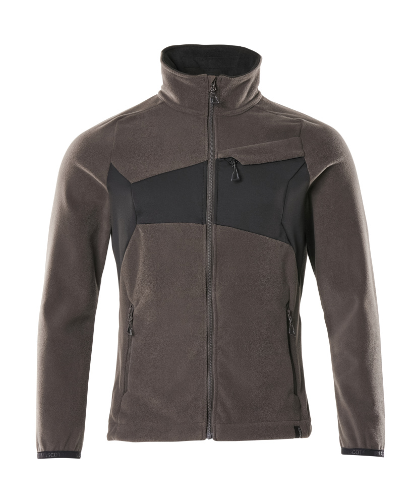 Fleecejacke ACCELERATE Dunkelanthrazit/Schwarz 2XL