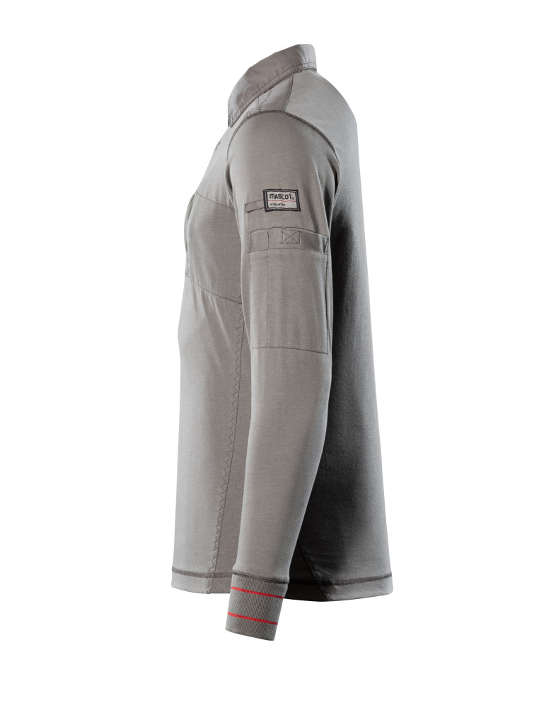 Polo-Sweatshirt FRONTLINE Hellanthrazit L