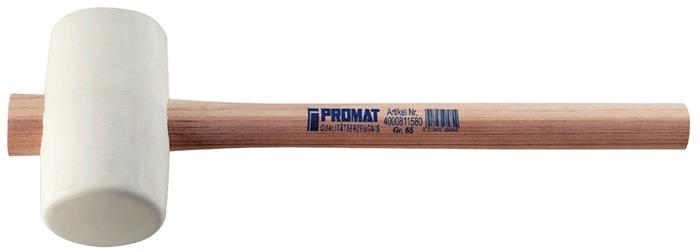 Gummihammer Esche 70 Shore A flache Bahn 64 mm 113 mm 540 g 340 mm