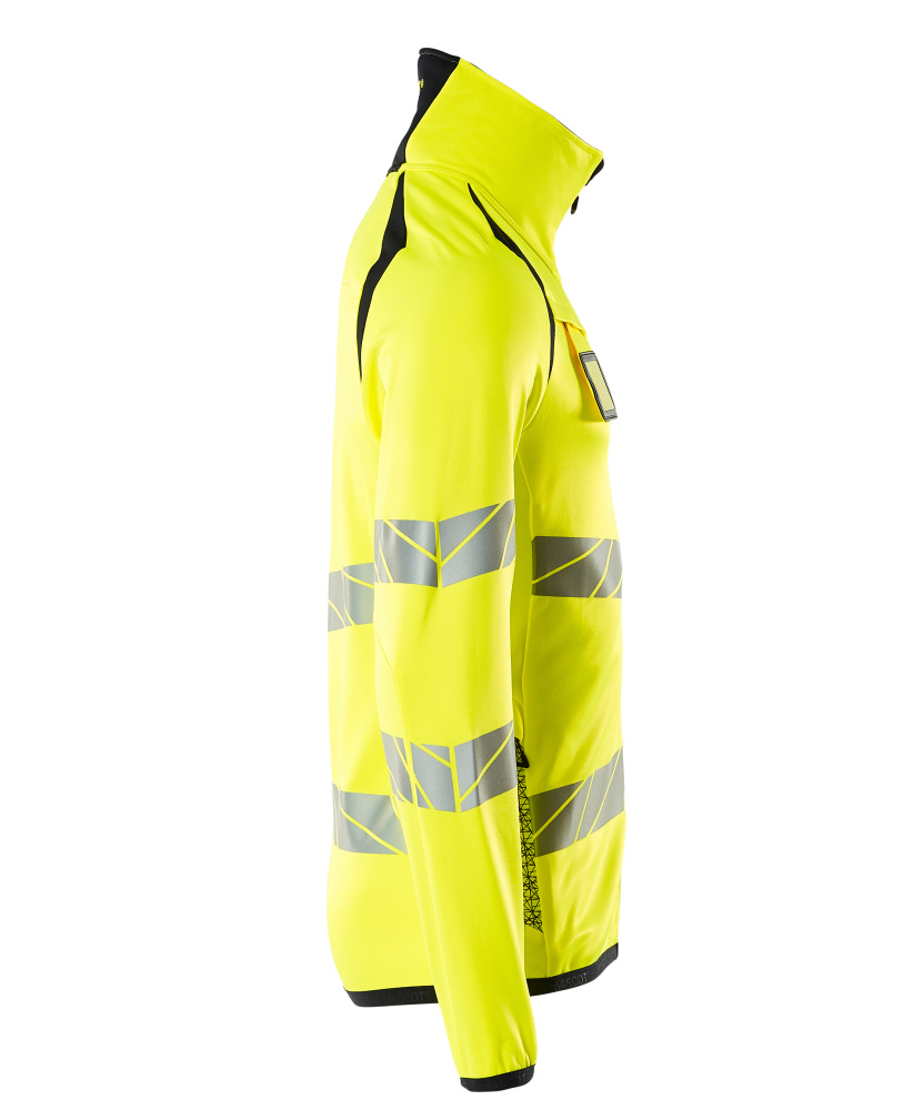 Fleecejacke ACCELERATE SAFE Hi-vis Gelb/Schwarzblau L