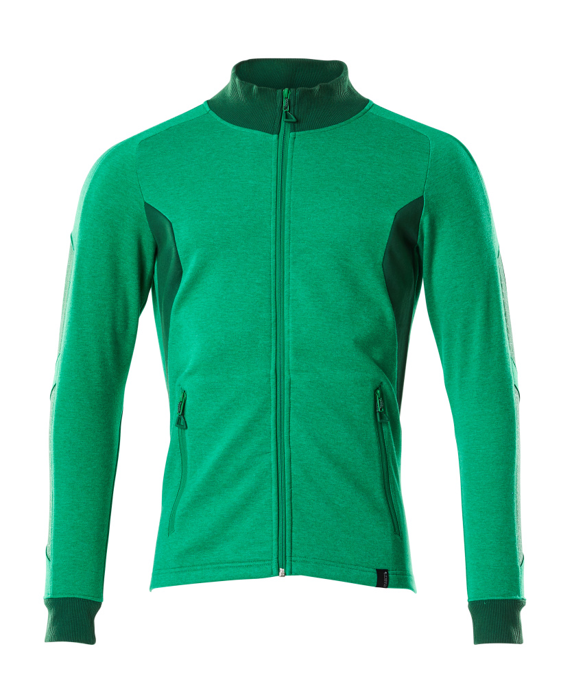 Sweatshirt mit Reißverschluss ACCELERATE Grasgrün/Grün 3XLONE