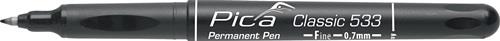 Permanentmarker Pica CLASSIC schwarz Strich-B.0,7mm Rundspitze PICA