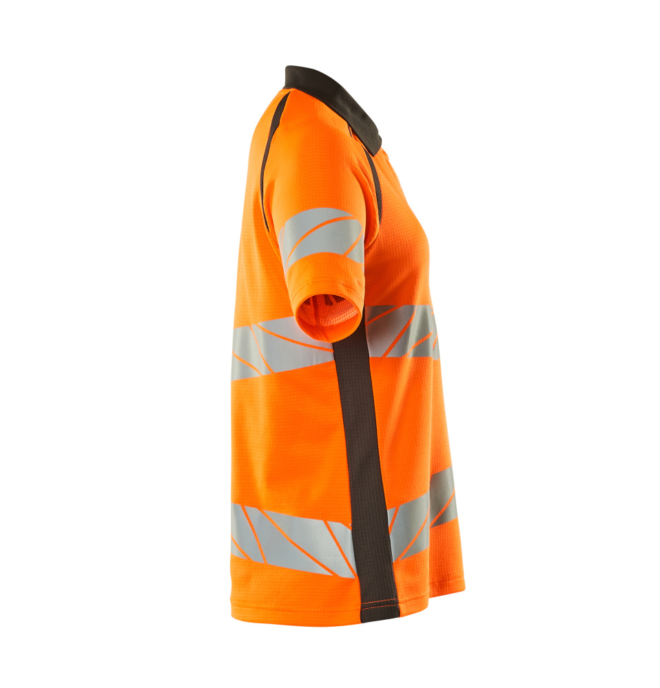 Damen-Passform Polo-Shirt ACCELERATE SAFE Hi-vis Orange/Dunkelanthrazit L  ONE