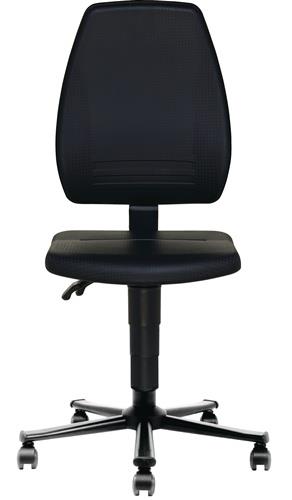 Arbeitsdrehstuhl Rl.Integralschaum schwarz 440-620mm TECWERK