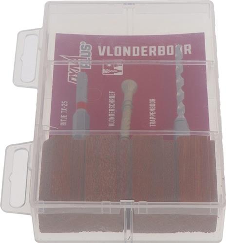 Terrassenschraubenset XTREME D.5mm Kohlenstoffstahl AR L.60mm DYNAPLUS
