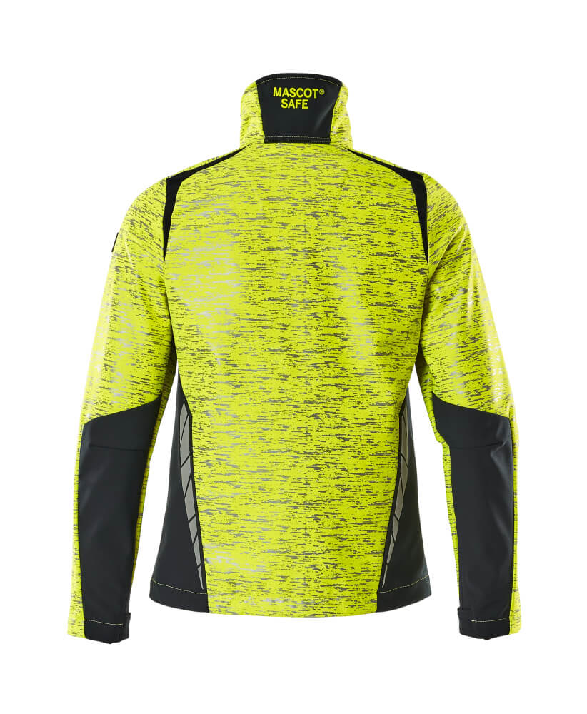 Damen-Passform Softshelljacke ACCELERATE SAFE Hi-vis Gelb/Schwarzblau 2XL