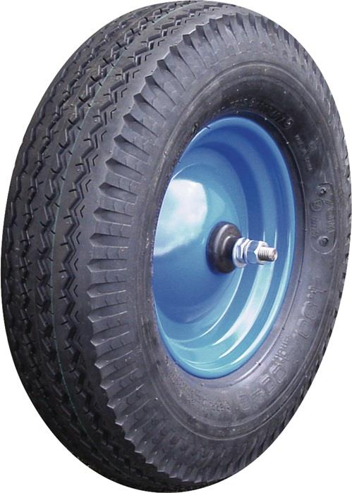 Rad Polymer Rad-D400xB100mm mit Kugellager und Achse MÜBA