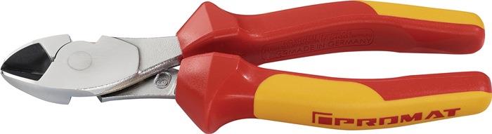 Kraftseitenschneider verchromt VDE Mehrkomponenten Hüllen 160 mm max. 3,5 mm max. 2,5 mm max. 2 mm