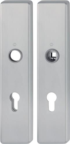 Langschildpaar E2221/2210 ma F69 PZ 72mm HOPPE