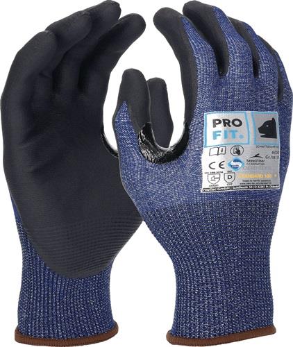 Schnittschutzhandschuhe Schnittstop Pro Gr.10 blau/schwarz EN 388 PSA II PRO FIT